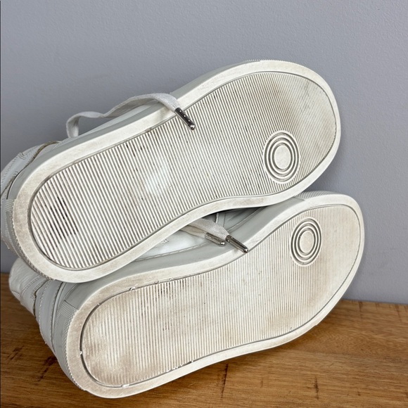 Zadig & Voltaire Women's White Leather ZV1747 Flash High-Top Sneakers size 7/37 - Picture 9 of 12